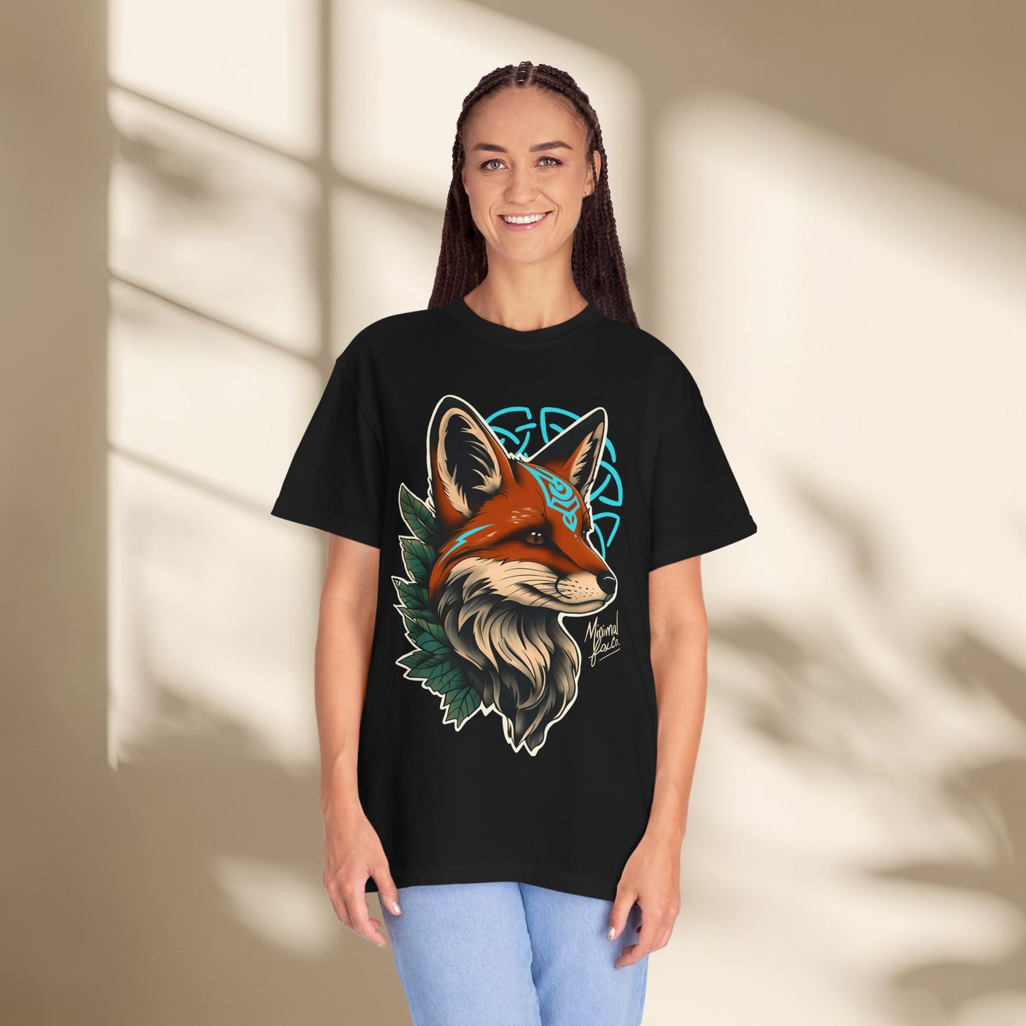Nordic Fox Graphic T-Shirt