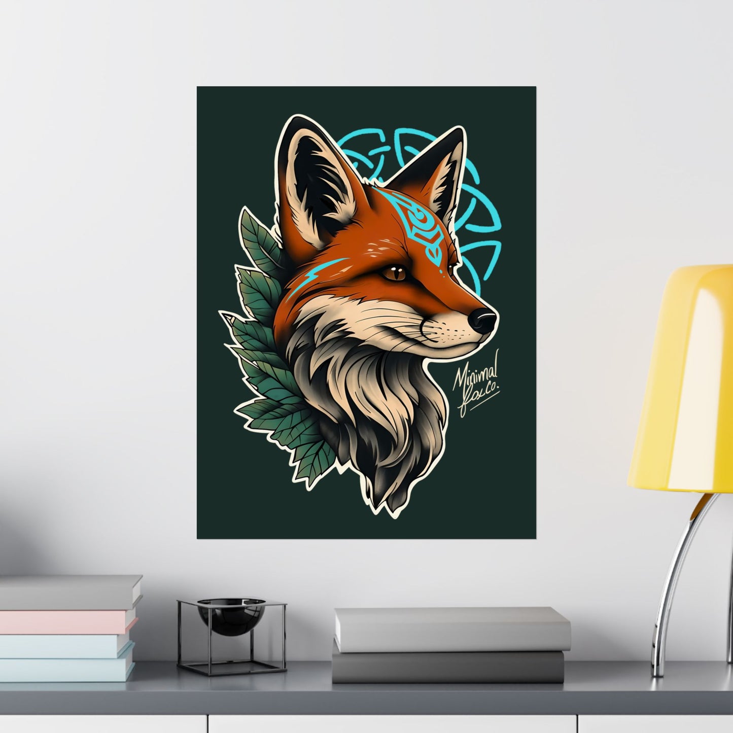 Nordic Artistic Fox Wall Art