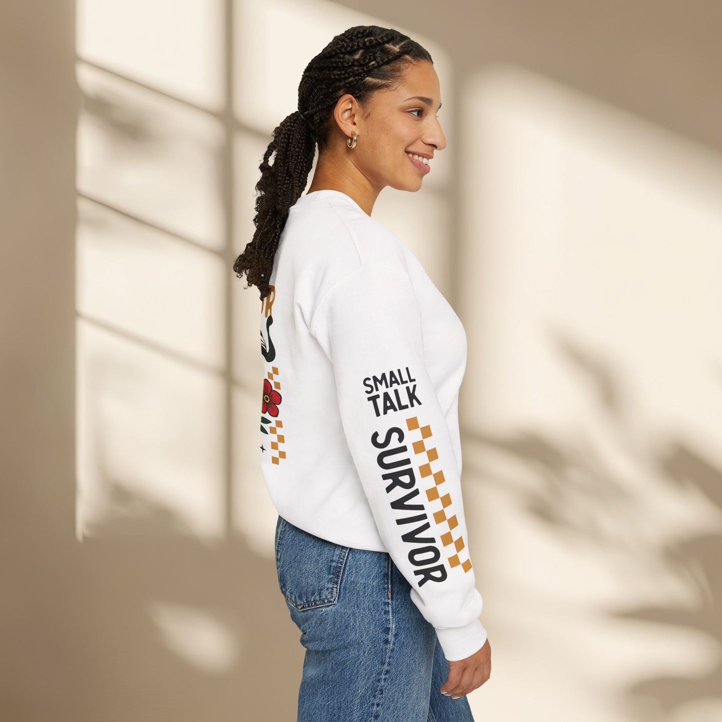 Small Talk Survivor Unisex Sweatshirt