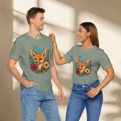 Fennec Fox Floral Shirt