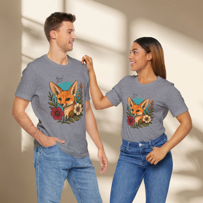 Fennec Fox Floral Shirt