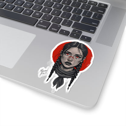 Women With Tears Kiss-Cut Stickers