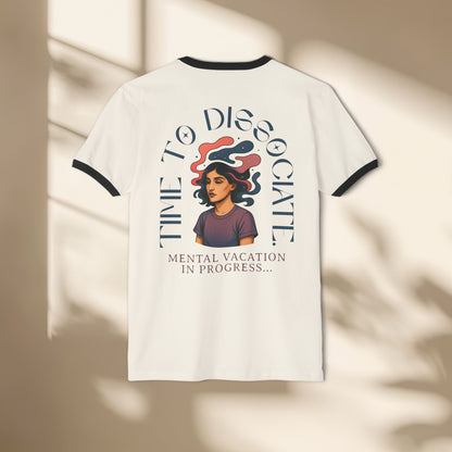 Mental Vacation Unisex Ringer T-Shirt