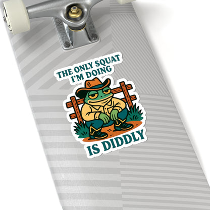 Funny Frog Kiss-Cut Stickers