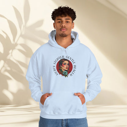 Fierce Fighter, Gentle Healer Hoodie