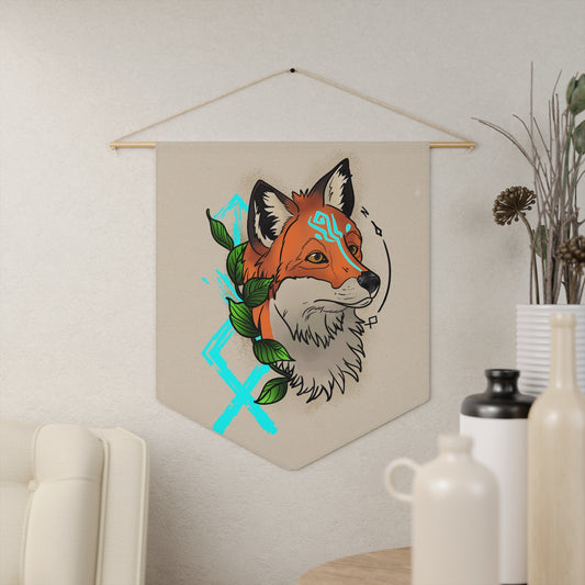 Fox Pennant Wall Decor