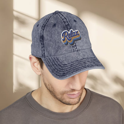 Vintage Embroidered Relax Hat