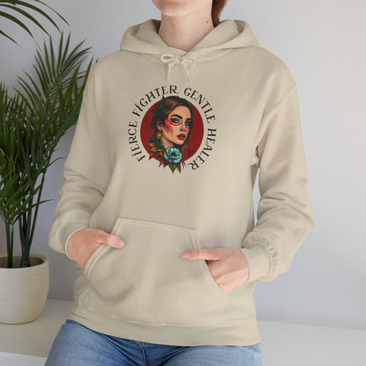 Fierce Fighter, Gentle Healer Hoodie