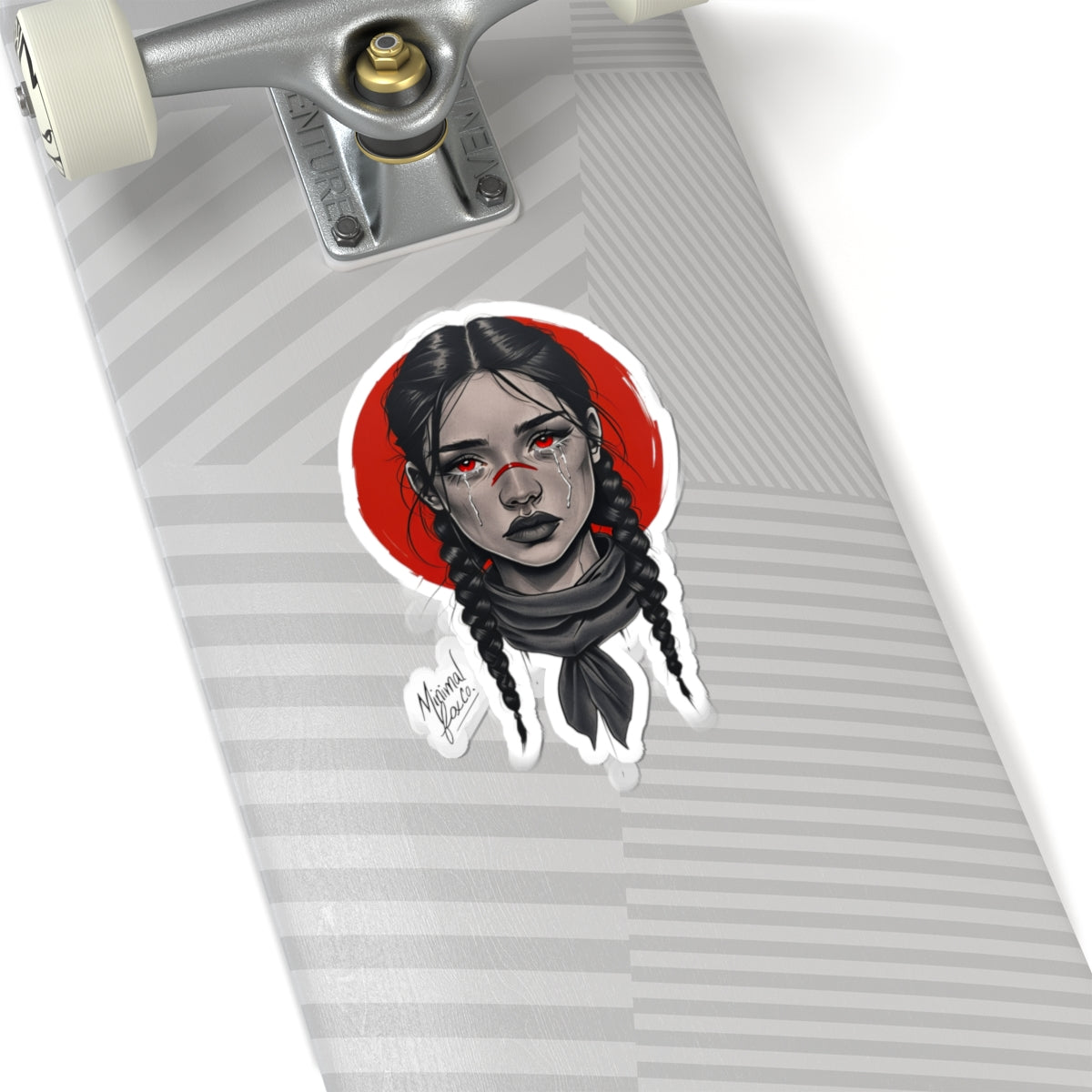 Women With Tears Kiss-Cut Stickers