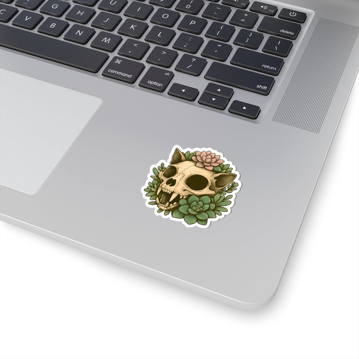 Botanical Skull Kiss-Cut Stickers