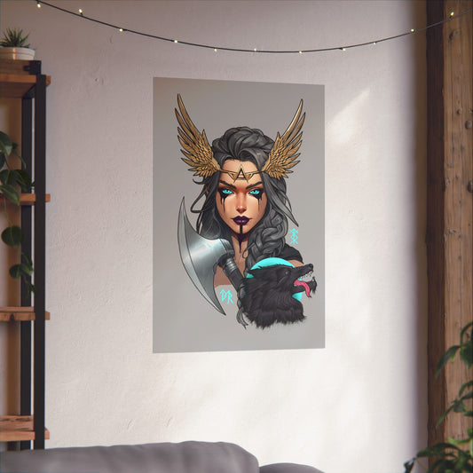 Fierce Warrior Art Print