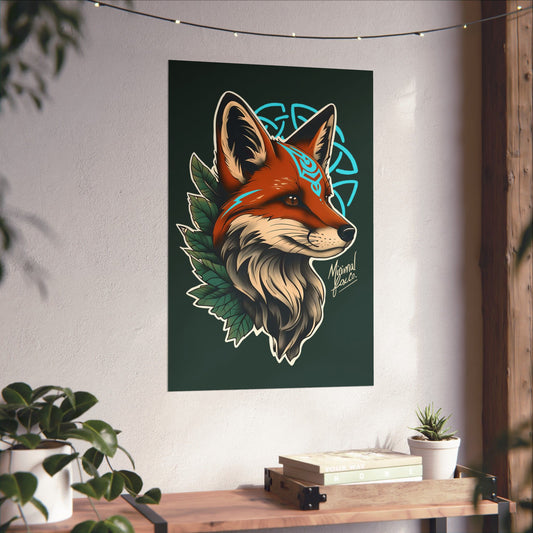 Nordic Artistic Fox Wall Art