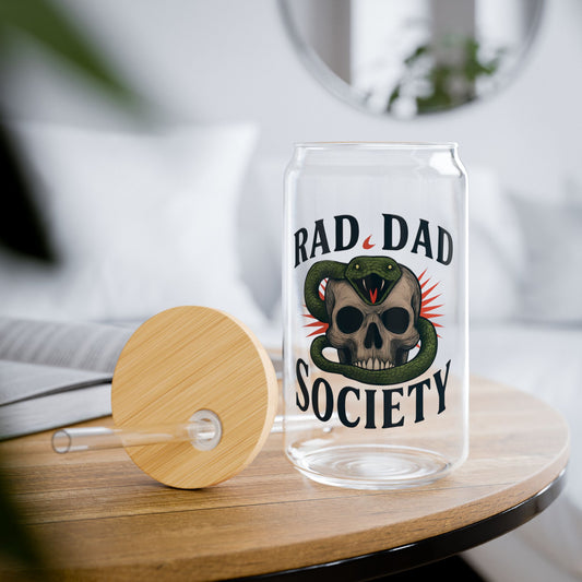 Rad Dad Society Sipper Glass