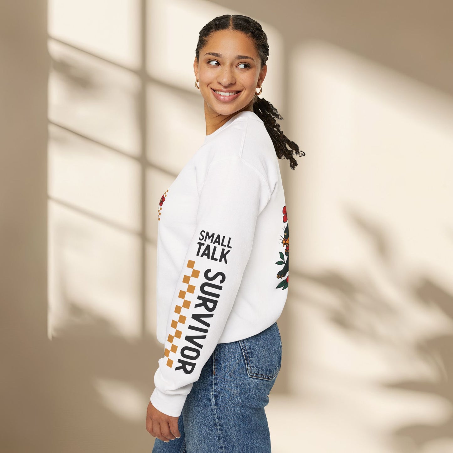 Small Talk Survivor Unisex Sweatshirt