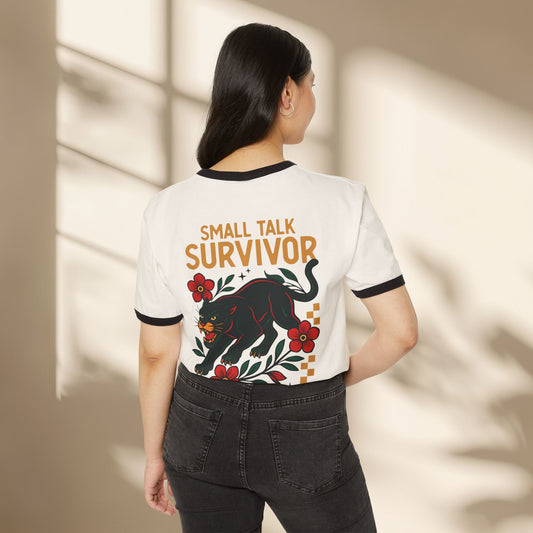 Small Talk Survivor Ringer Shirt