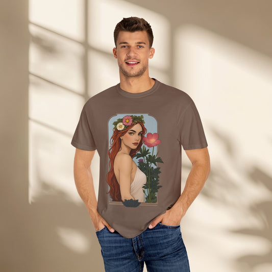 Botanical Art Nouveau Goddess Shirt