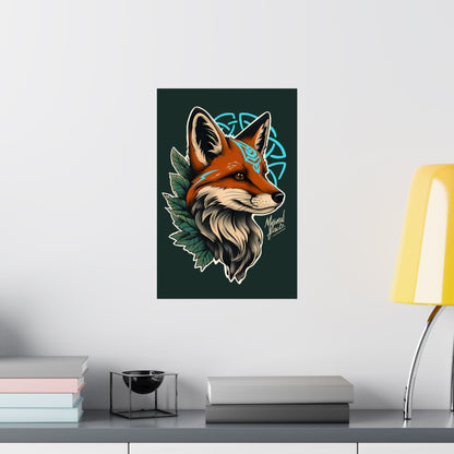 Nordic Artistic Fox Wall Art