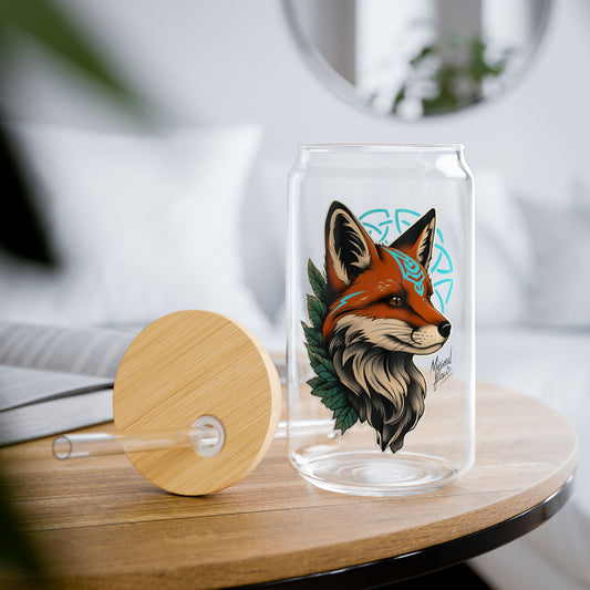 Nordic Fox Sipper Glass
