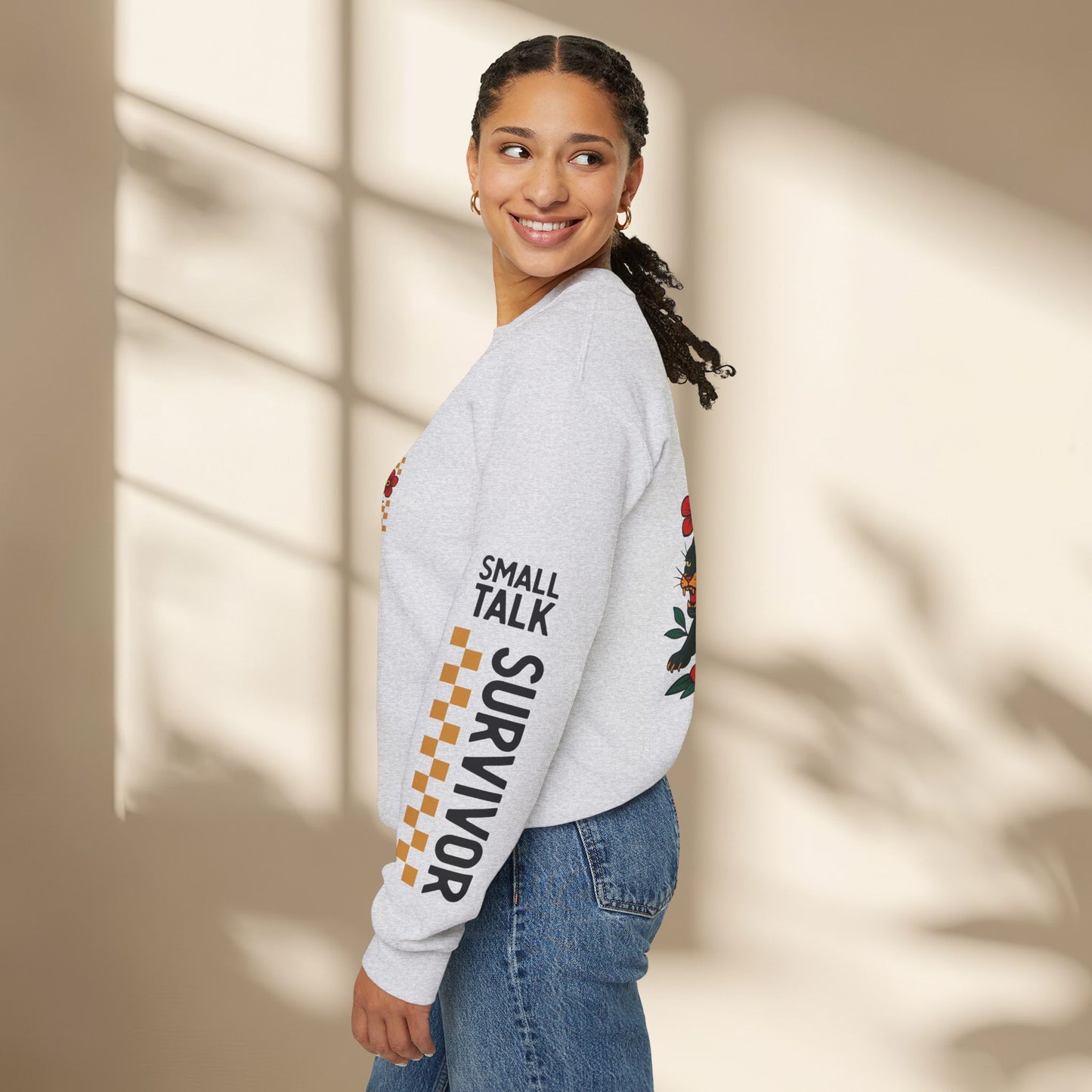 Small Talk Survivor Unisex Sweatshirt