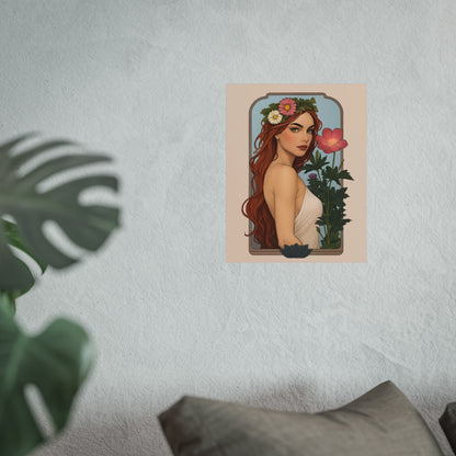 Botanical Art Nouveau Fine Art Poster