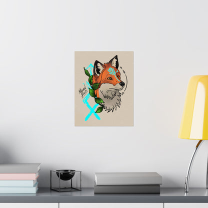Nordic Fox Spirit Print