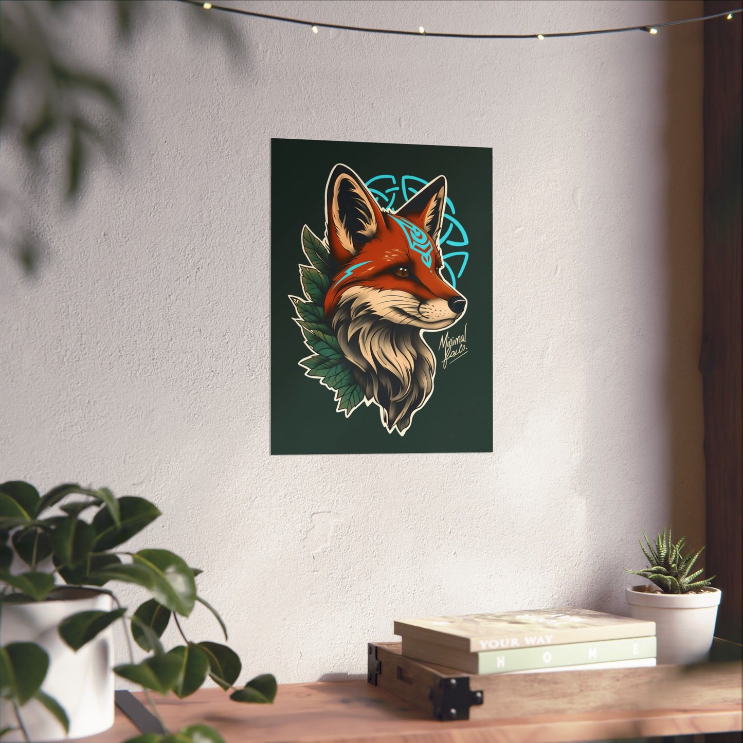 Nordic Artistic Fox Wall Art