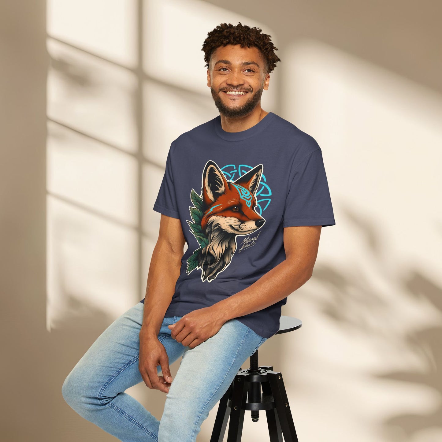 Nordic Fox Graphic T-Shirt