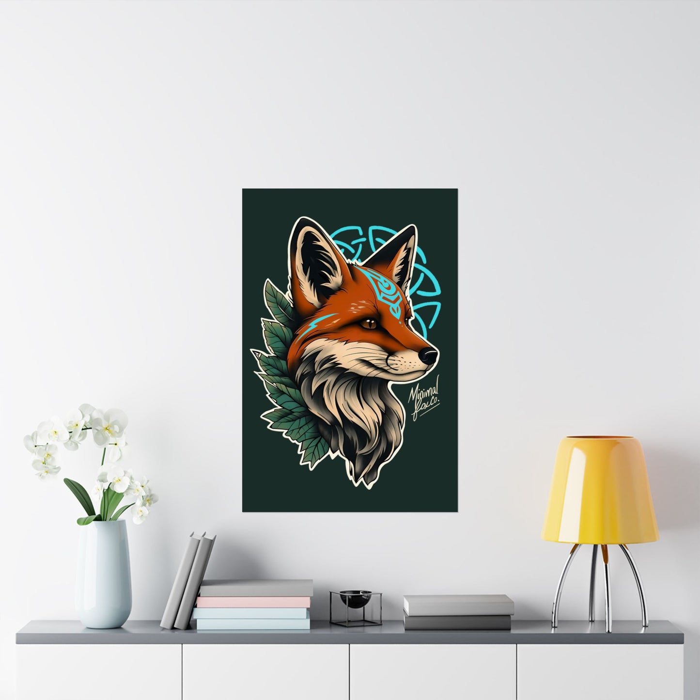 Nordic Artistic Fox Wall Art
