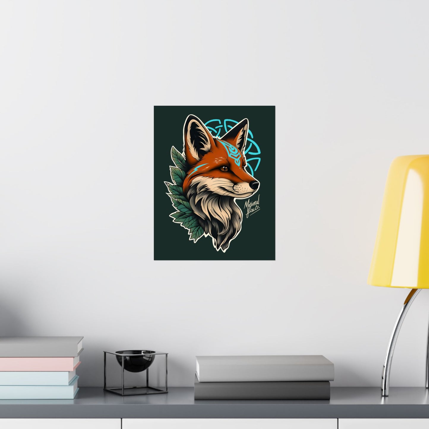 Nordic Artistic Fox Wall Art