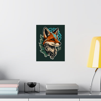 Nordic Artistic Fox Wall Art