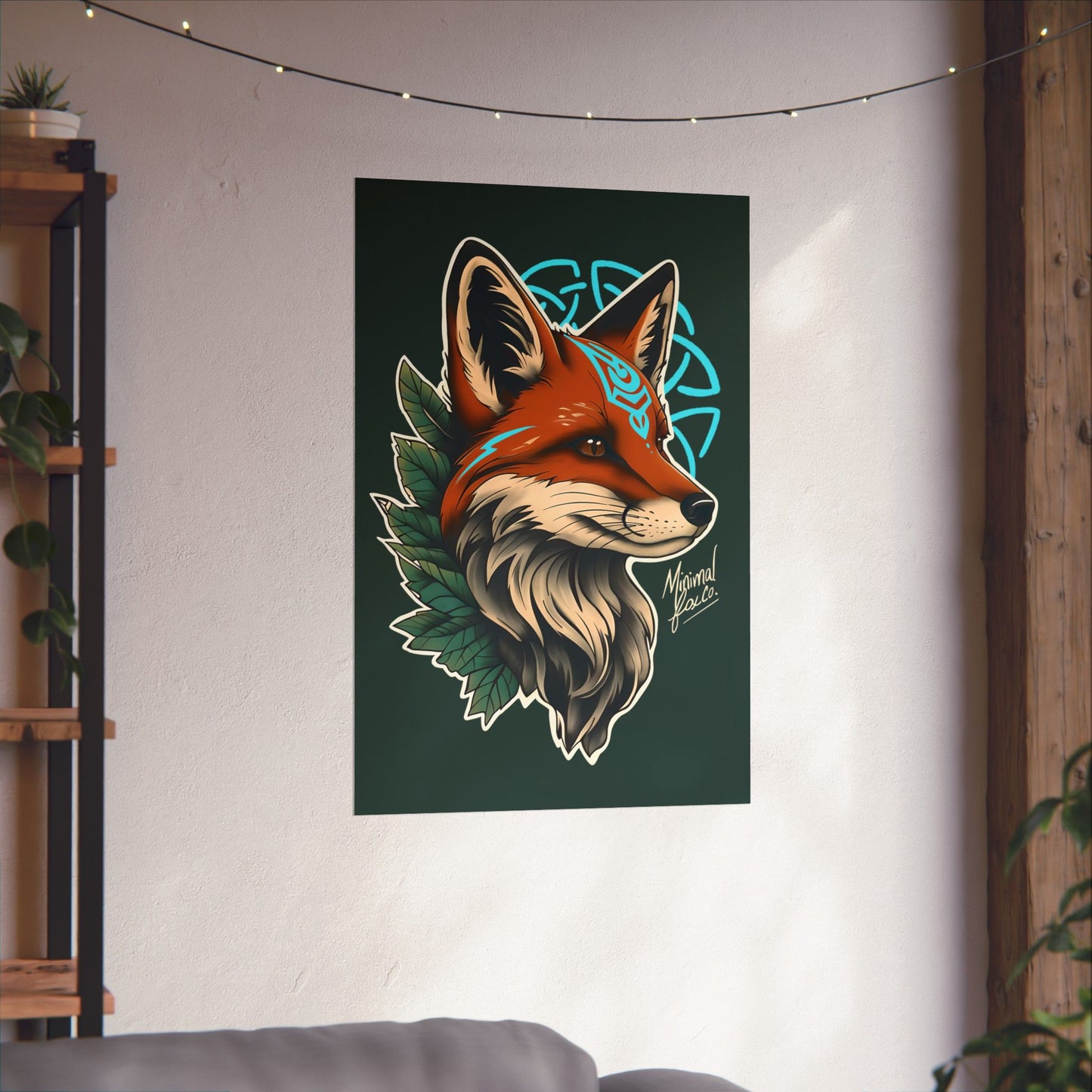 Nordic Artistic Fox Wall Art